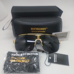 ROYALHOT Designer Polarized Sunglasses 