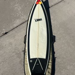 Al Merrick Black Beauty Surfboard – 6’0 (26L) – FCS1 – $375 OBO