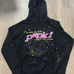 Sp5der Pink! Hoodie ‘Black’
