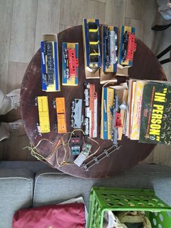 Gilbert American Flyer/Bachmann Trains/HO Engines, Cars And Track, Buildings 