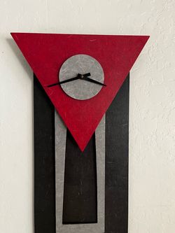 Geometric Postmodern Wall Clock