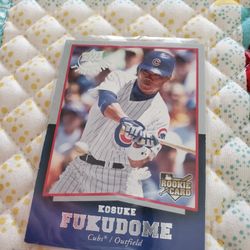Chicago Cubs Kosuke Fukudome Rookie Baseball Cards Lot 