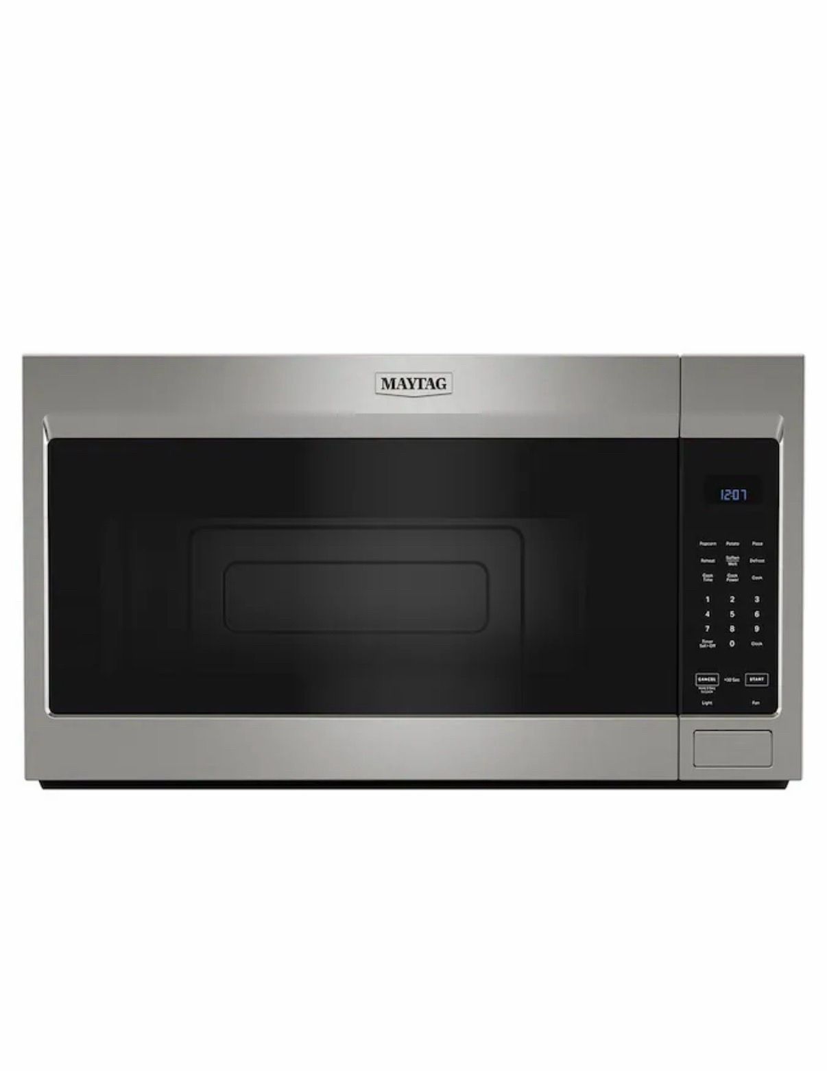 Maytag above stove microwave