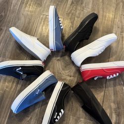 All classic vans and converse Toddler size $15 only, Preschool $20 only. Adults 50% Off 