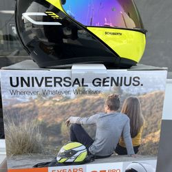 Schuberth C3 Pro motorcycle helmet Large Yellow