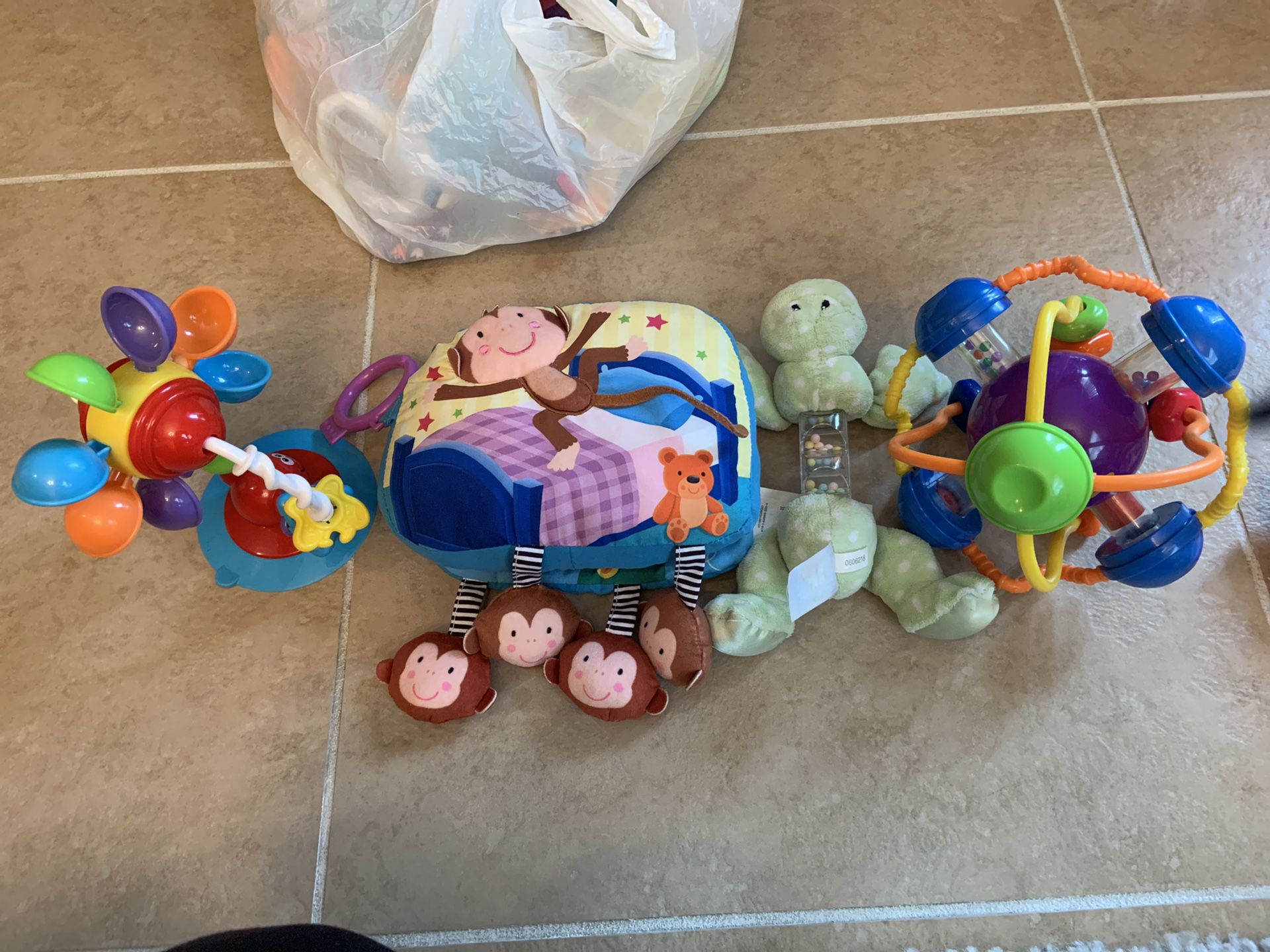 Lot of baby toys