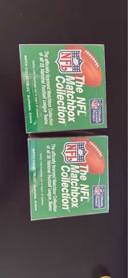 Vintage Collectible NFL Matchbox Collection