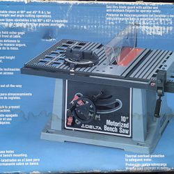 Delta 10” Bench Table Saw - New In Box