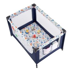 Baby / Infant -Play yard-Playpen-Carry Bag, Blue Travel Foldable Portable by Pamo Babe