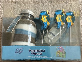 Vintage Shanfeld's Frost Vodka "Passiontini Hipster" Cocktail Gift Set