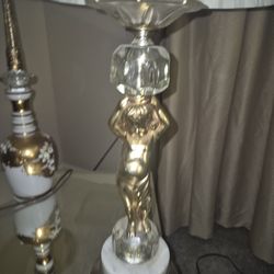 2 vintage  Lamps very nice good condition