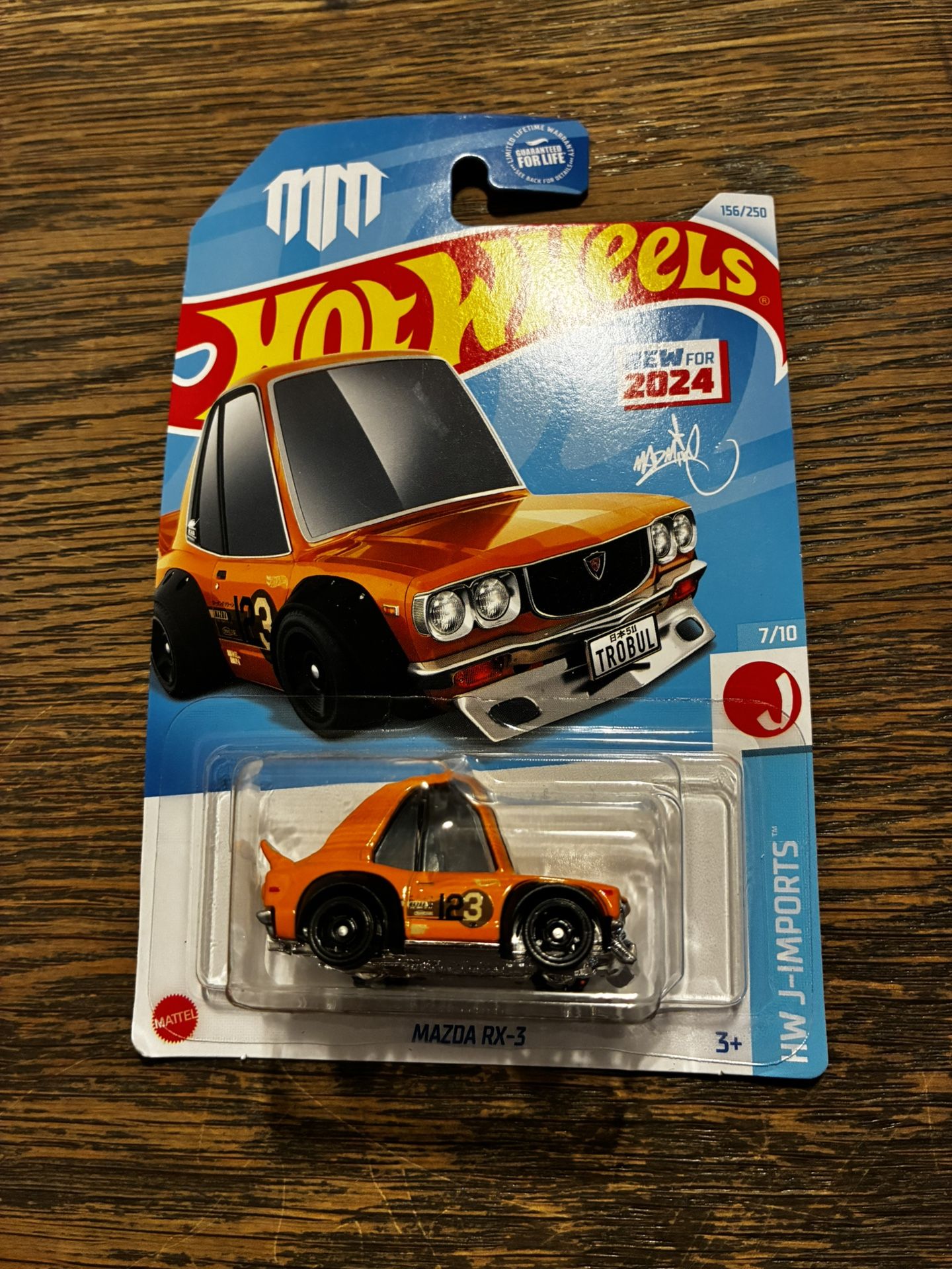 Hot Wheels HW J- Imports Tooned Mazda Rx-3 Mad Mike