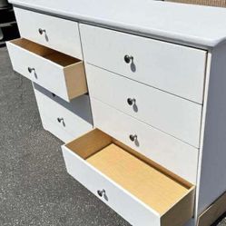8 Drawer White 