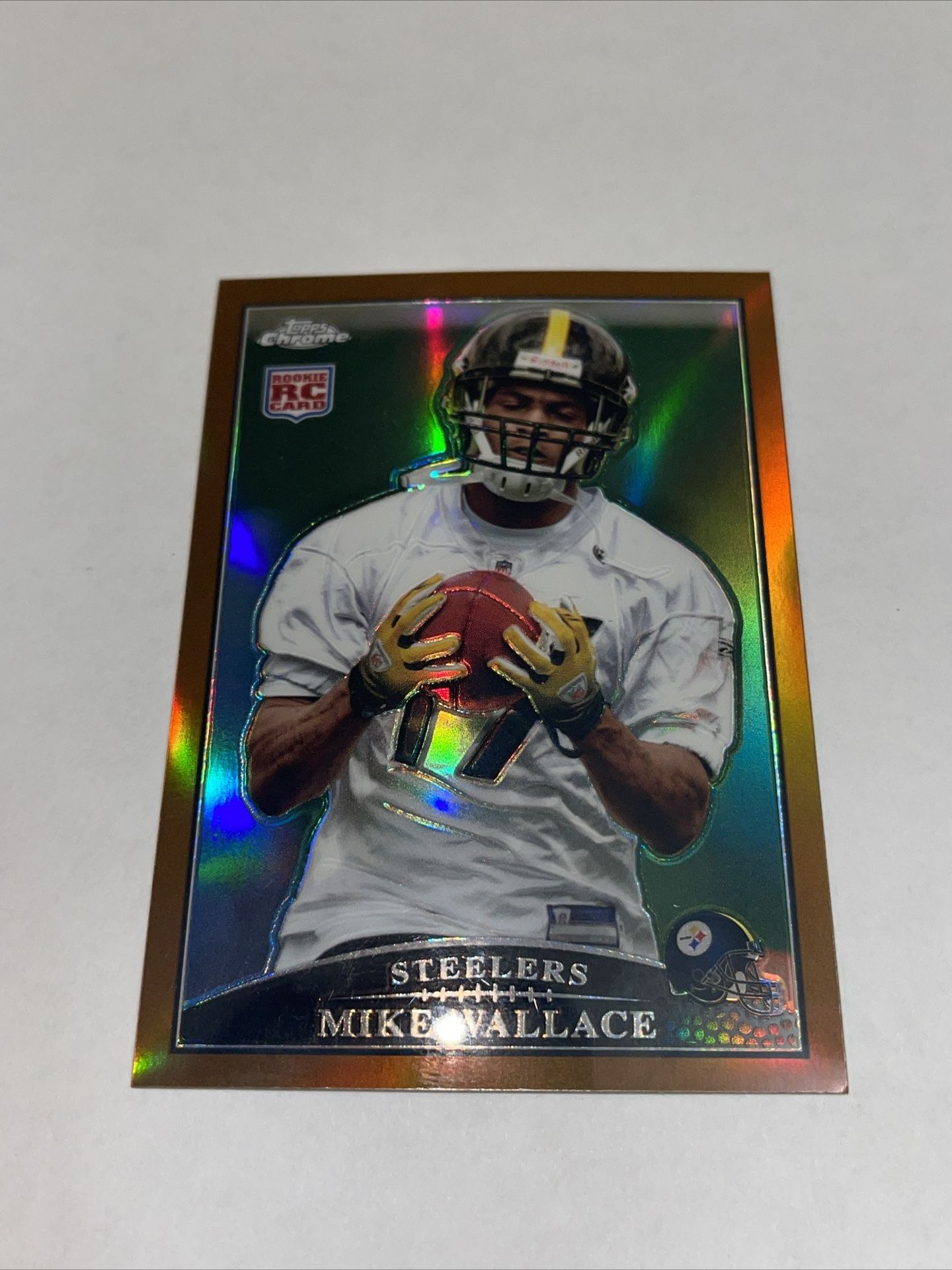 Topps Chrome Refractor Mike Wallace RC 637/649