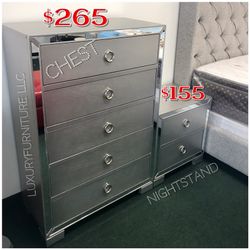 New mirrored chest or nightstand