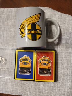 Sante Fe Railroad Mug & Cards