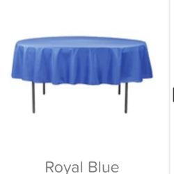 Polyester 90 “Round  Royal Blue (8)
