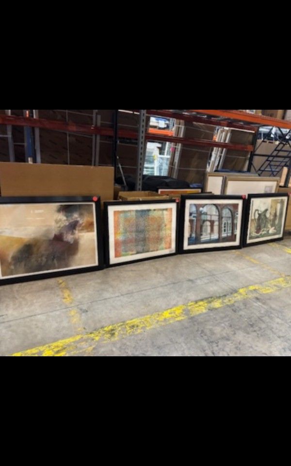 (#3) Large II ..... Wall Art Work signed Prints ... Abstracts Painting . Originals