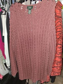 Lauren Ralph Lauren Open-Knit Sweater Size 8