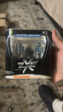 Sylvania SilverStar zXe H13 (9008) Headlight Bulbs – Bright White HID Look – 2 Pack (New