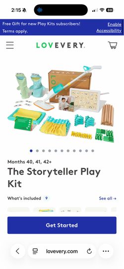 Lovevery storyteller play kit