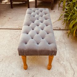 Chesterfield Velvet Bench