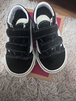 Vans Old Skool Toddler Sneakers Black White