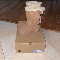Ugg Boots Bailey Tall Bow Boots Size 13 Kids