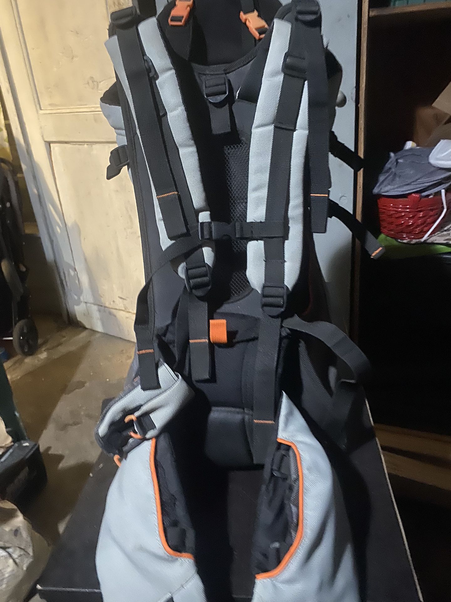 Hiking Pack With Infant Carrier/Kickstand