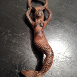 Vintage Bottle Opener  Metal Mermaid