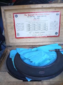 Starrett No. 436 Micrometer Caliper 7"-8"