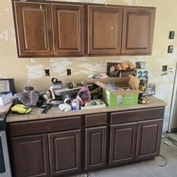 Kitchen cabinet.