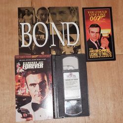 The James Bond 007 Diamonds Are Forevet VHS