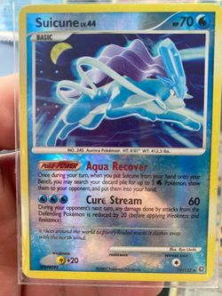 Suicune Pokemon Card