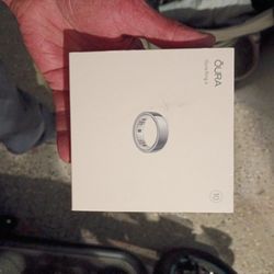 Oura Ring 4 Silver Size 10 Brand New