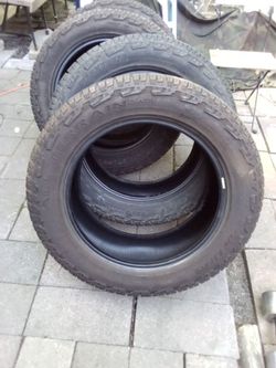 All Terrain Tires Like New 275 55 20 USA
