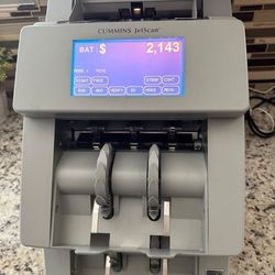 Cummins JetScan model 4096 2-Pocket Currency Scanner **in good condition**