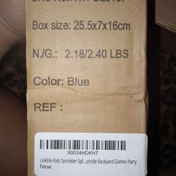 Blue Water Sprinkler 