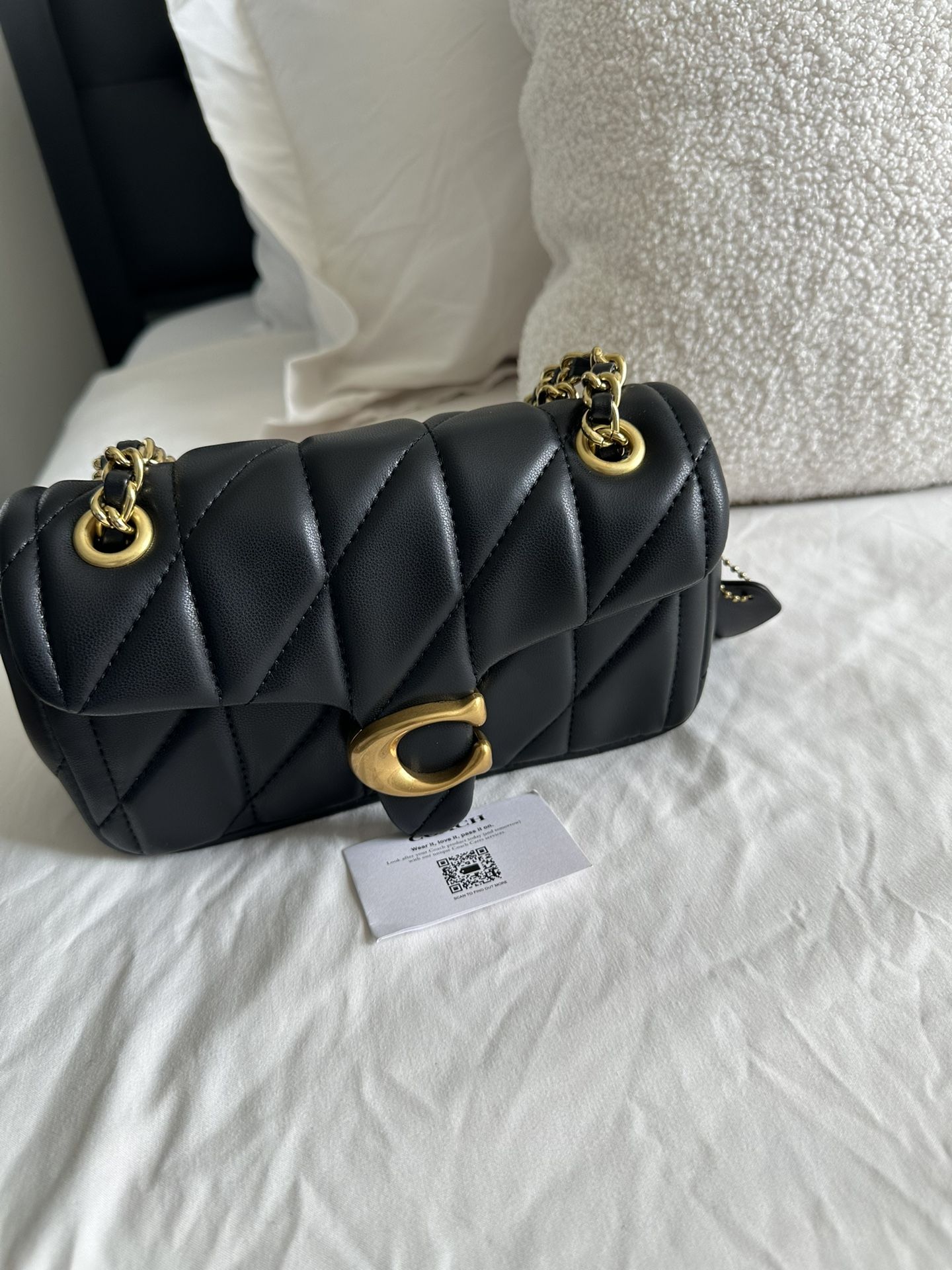 Coach Pillow Quilted Tabby 20