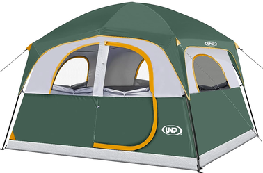 UNP 6 Person Tents for Camping Waterproof Family Cabin Tent with Rainfly 3090