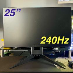 Alienware  25” Gaming Monitor 240Hz 💪🏼👾 🟡 $145 FIRM 🟡