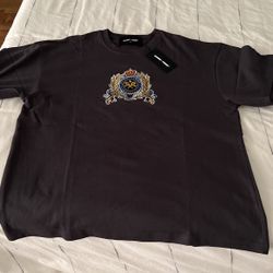 Brand New Homme + Femme Embroidery Tennis Vest Tee (Charcoal) Size Large