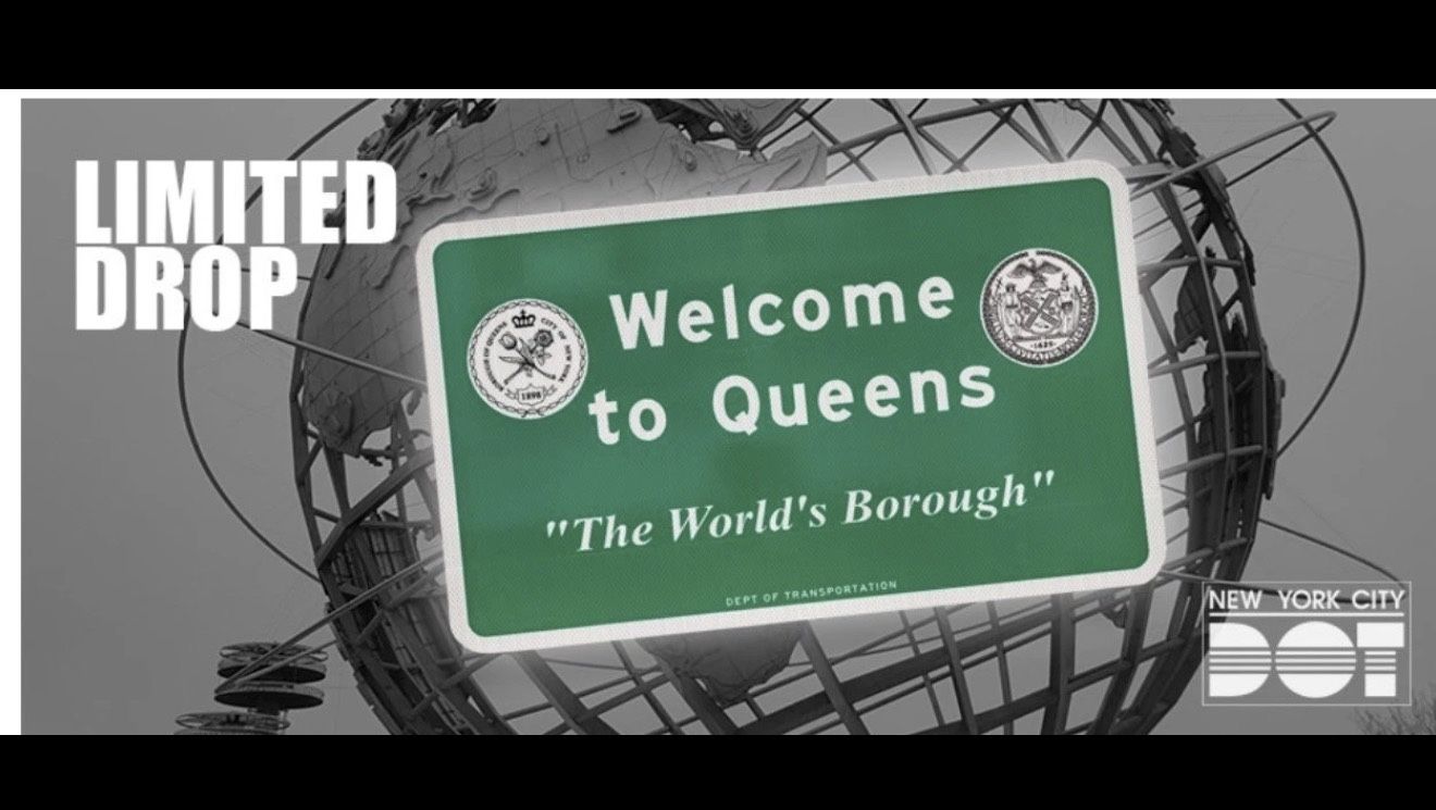 NYC DOT Welcome To Queens Sign
