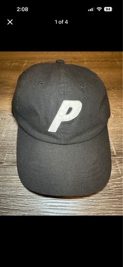 Palace Skateboards P 6-Panel cap, Color Black