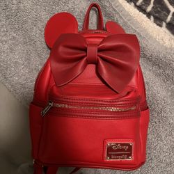 Disney Loungefly Red Minnie Backpack