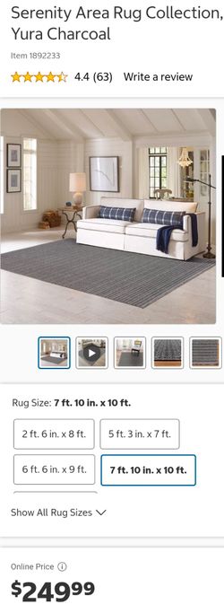Area Rug / Carpet 7ft 10 in by 10 ft