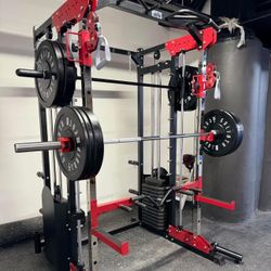 Smith Machine , Squat Rack , Leg Press , Leg Curl Add Weight Bench Adjustable Bench Olympic Barbell For Your Weights 