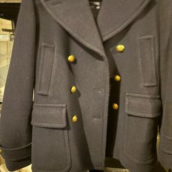 J CREW women's Pea Coat Size 6