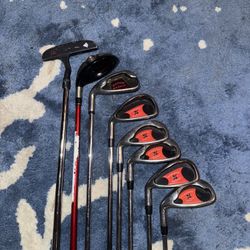 Lefty irons practically brand new