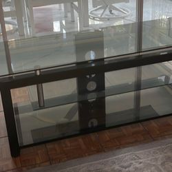 tv console   barely used. reduced to sell 55.00